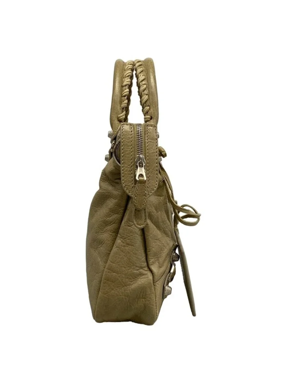 Balenciaga Handbag the Giant Town Beige Leather